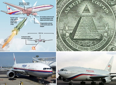 Illuminati, CIA Dituding Terlibat Jatuhnya MH17